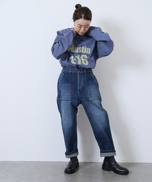 【新品未使用】journal standard luxe デニム ベイカーパンツ 12OZデニム ベイカーパンツ（デニムパンツ）｜JOURNAL STANDARD