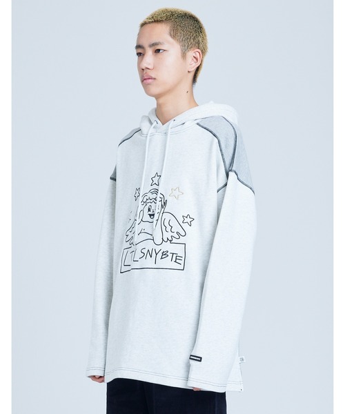 パーカー /Little sunny bite/angel stitch hoodie レディース