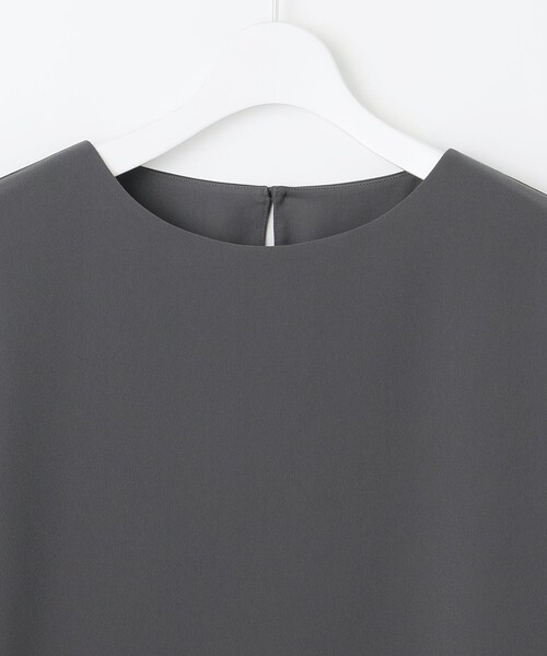 23区 tシャツ 「洗える」ストレッチジョーゼット レイヤー