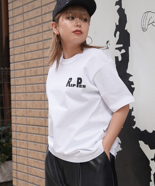 RIPPER tシャツ 「RIPPER」シンプル プリントTシャツ / 8oz スーパー 