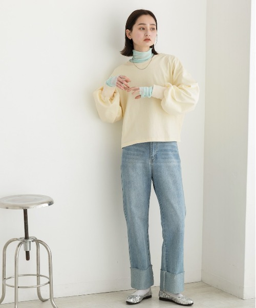 ad thie（アドティエ） トレーナー スウェット ボリュームスリーブ