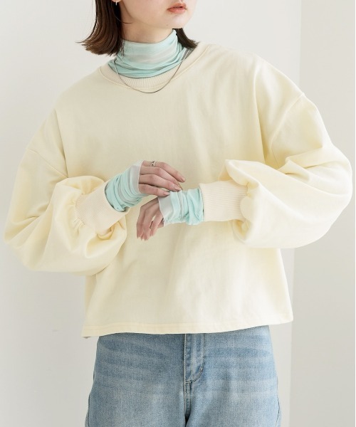 ad thie（アドティエ） トレーナー スウェット ボリュームスリーブ