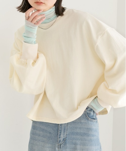 ad thie（アドティエ） トレーナー スウェット ボリュームスリーブ