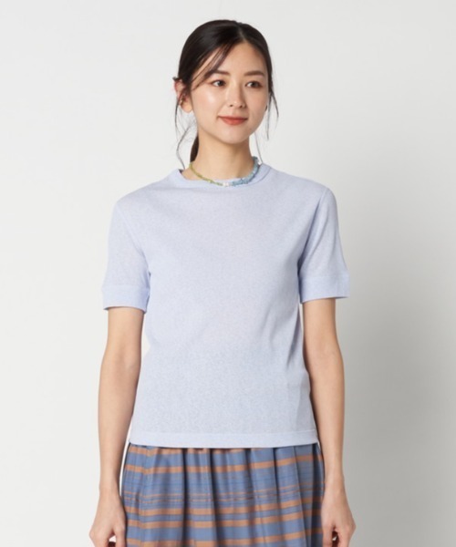 tシャツ DRY TOUCH RIB CREW NECK レディース