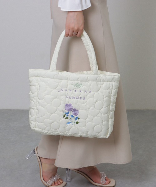2258　レスポートサック　トートバッグ　フラワー　刺繍　極美品 2258 レスポートサック トートバッグ フラワー 刺繍 極美品