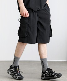 ベーシック ゴフコア ナイロン カーゴショーツパンツ EPIC(ファッション) カーゴパンツ ワッシャーナイロンビッグ