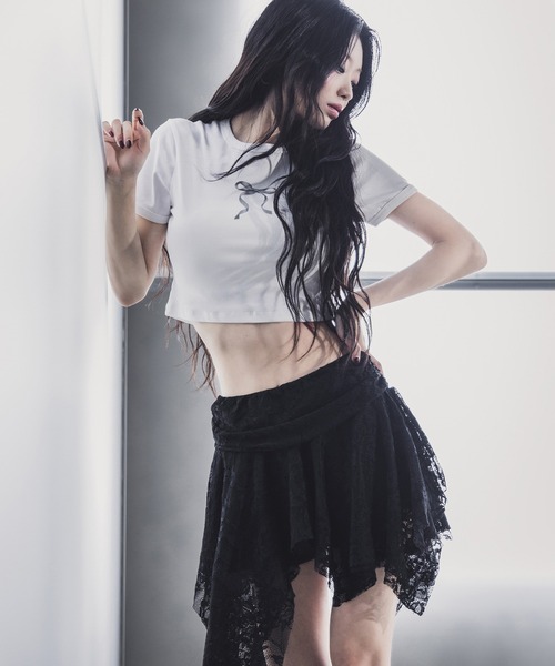 me+em select（ミームセレクト） tシャツ 「 4color 」ミニリボン