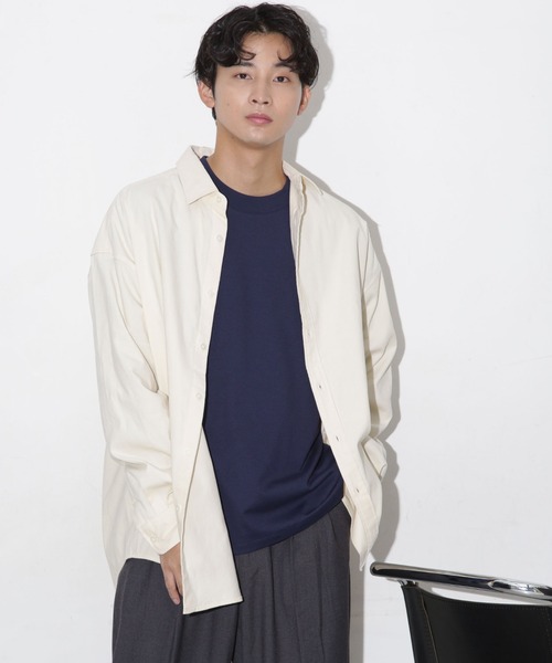 NANO universe（ナノ・ユニバース） シャツ レギュラーカラーワイド