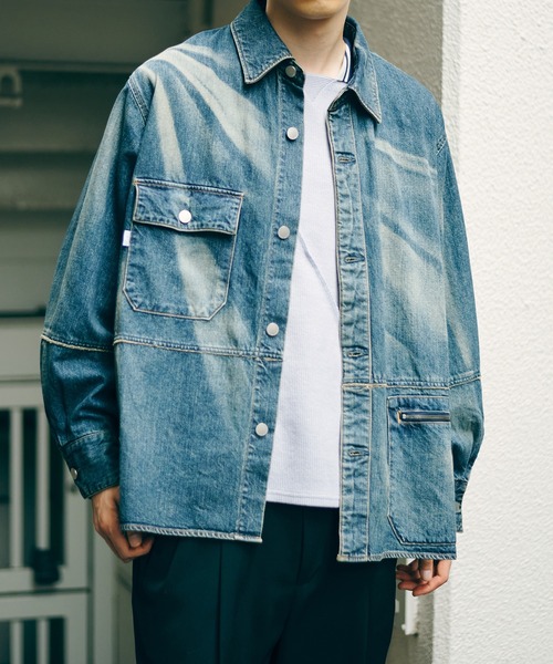 JieDa（ジエダ） シャツ OVER SIZE DENINM SHIRT メンズ : ZOZOTOWN