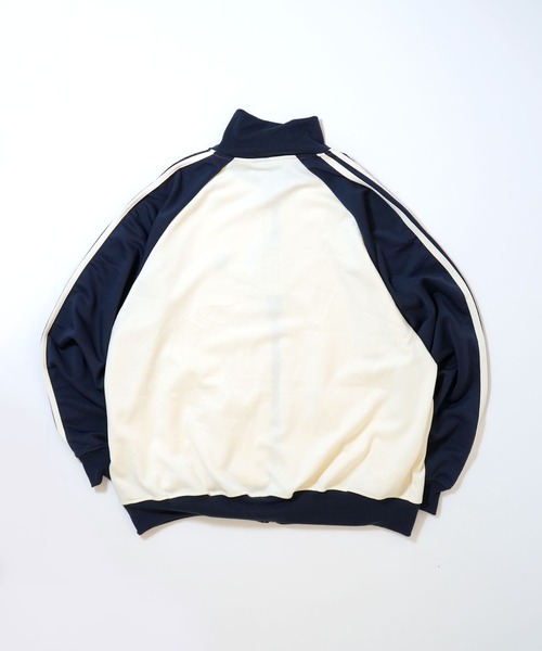 専用 PLEATED SLEEVE TRACK JACKET ジャージ Starting Over ジャージ raglan sleeves embroidery side line