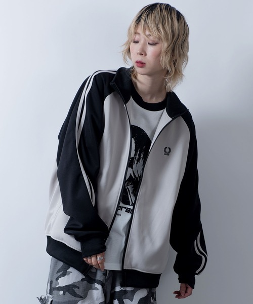 Starting Over ジャージ raglan sleeves embroidery side line