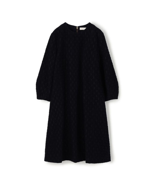 Ballsey（ボールジィ） ワンピース モールヤーンジャカード Aライン