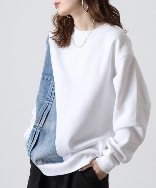 in the attic（インジアティック） トレーナー スウェット デニム