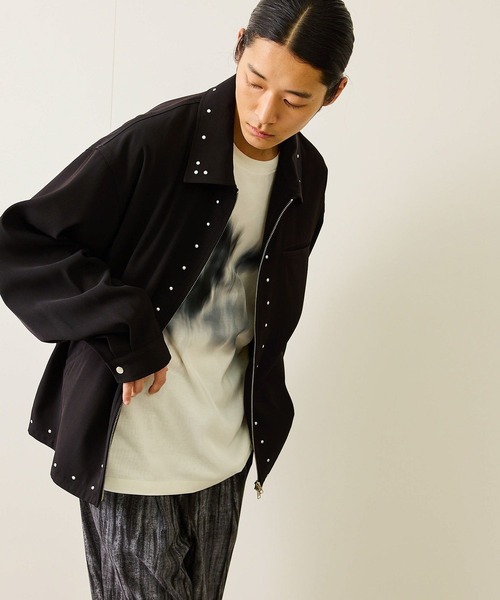 JUNRED（ジュンレッド） ブルゾン アウター ラインドッツZIPブルゾン