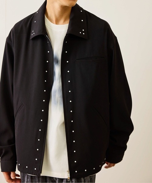 ジャケット・アウター JUN JUNRED ブルゾン アウター ラインドッツZIPブルゾン メンズ
