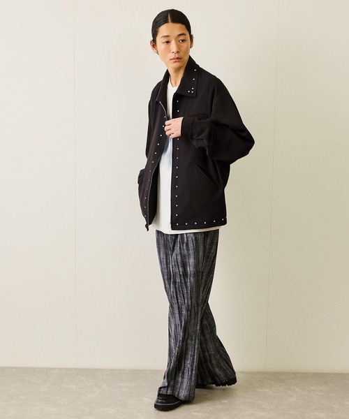 ジャケット・アウター JUN JUNRED ブルゾン アウター ラインドッツZIPブルゾン メンズ