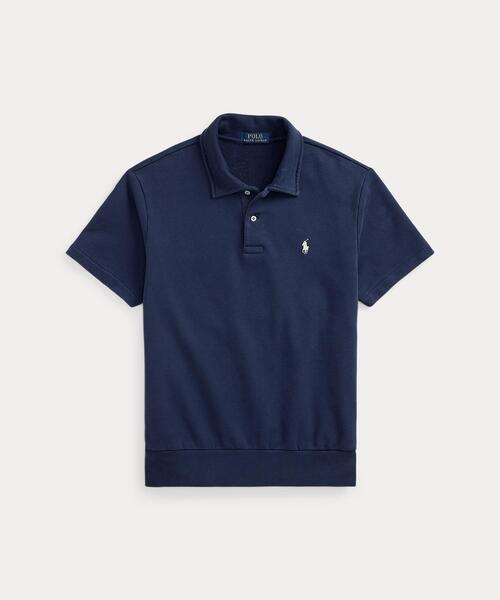 【新品・未使用】Polo ラルフローレン ループバック　フリース　ポロカラー セール】ループバック フリース ポロカラー スウェットシャツ