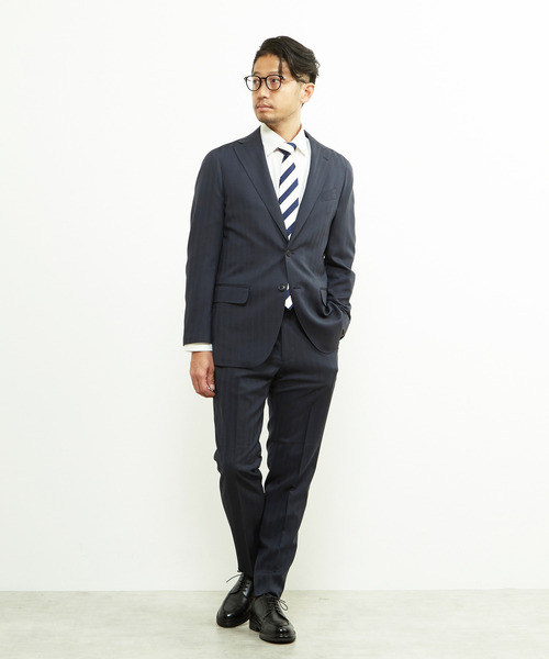 セットアップ ソラーロヘリンボーン/ウォッシャブルスーツ メンズ | MEN'S MELROSE