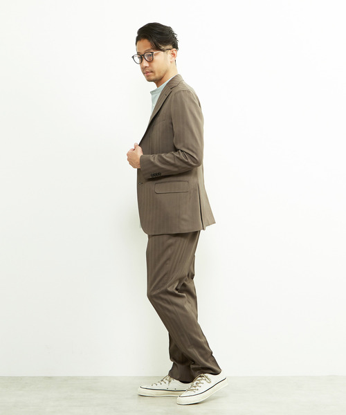 セットアップ ソラーロヘリンボーン/ウォッシャブルスーツ メンズ | MEN'S MELROSE | 13