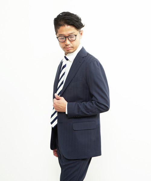 セットアップ ソラーロヘリンボーン/ウォッシャブルスーツ メンズ | MEN'S MELROSE | 12