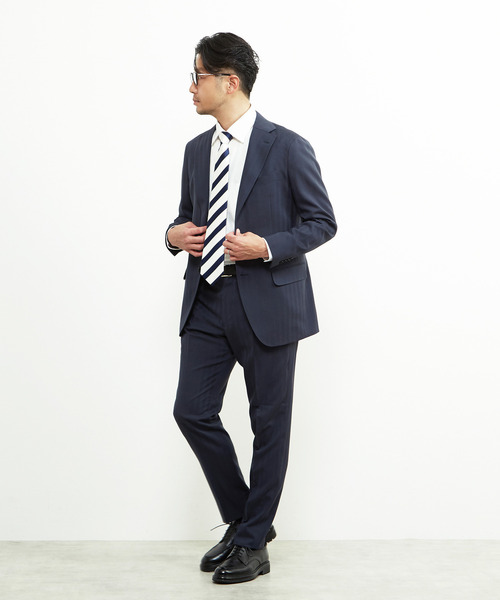 セットアップ ソラーロヘリンボーン/ウォッシャブルスーツ メンズ | MEN'S MELROSE | 07