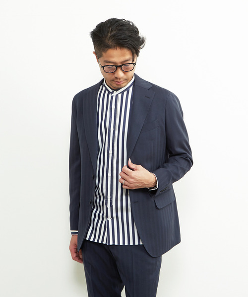 セットアップ ソラーロヘリンボーン/ウォッシャブルスーツ メンズ | MEN'S MELROSE | 05