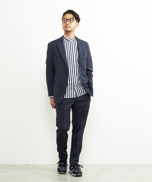セットアップ ソラーロヘリンボーン/ウォッシャブルスーツ メンズ | MEN'S MELROSE | 04