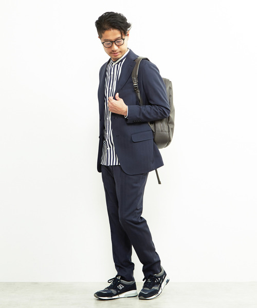 セットアップ ソラーロヘリンボーン/ウォッシャブルスーツ メンズ | MEN'S MELROSE | 03