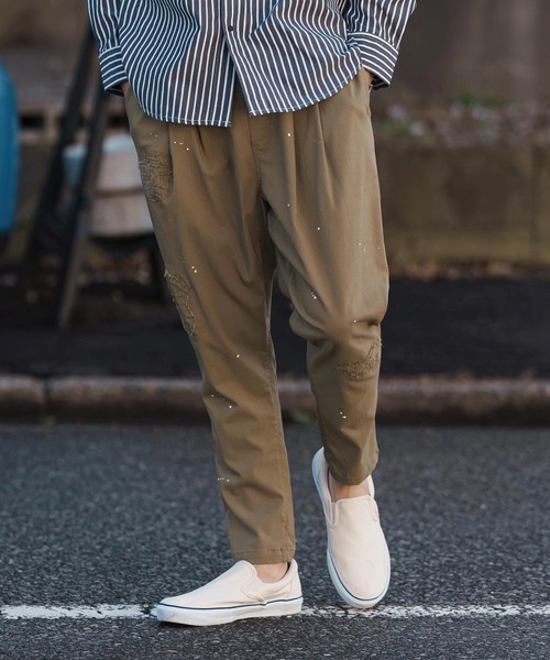 CAMBIO（カンビオ） パンツ mp13250-Stretch Back Satin Tapered Pants