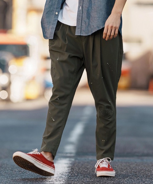 CAMBIO（カンビオ） パンツ mp13250-Stretch Back Satin Tapered Pants