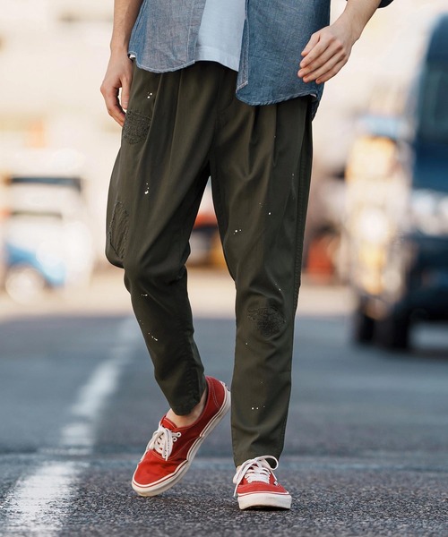 CAMBIO（カンビオ） パンツ mp13250-Stretch Back Satin Tapered Pants