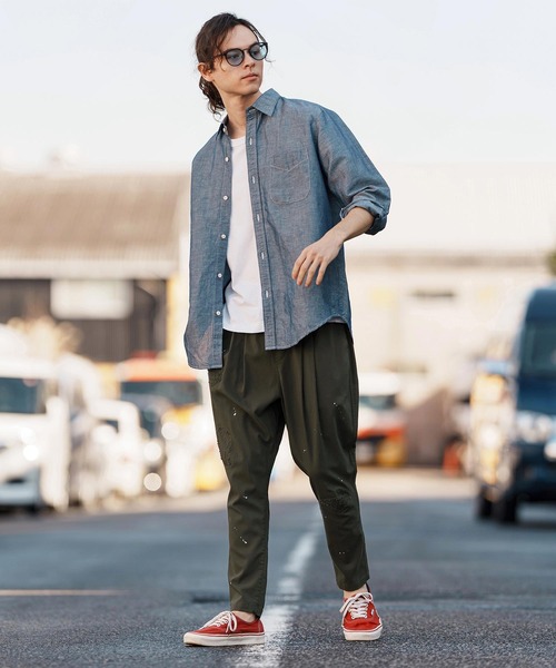 CAMBIO（カンビオ） パンツ mp13250-Stretch Back Satin Tapered Pants