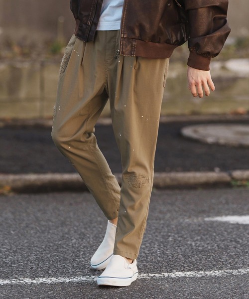 CAMBIO（カンビオ） パンツ mp13250-Stretch Back Satin Tapered Pants