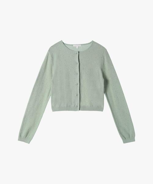 To b. by agnes カーディガン スパングルニットカーディガン