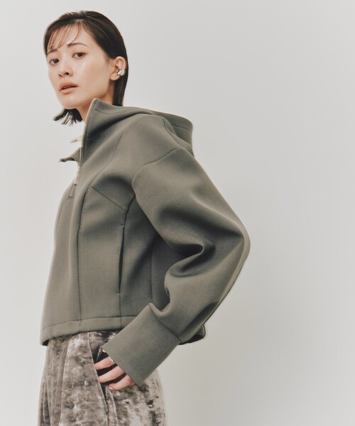 トレーナー スウェット ボンディングZIPフーディー｜春服 レディース UNITED TOKYO トレーナー スウェット ボンディングZIPフーディー