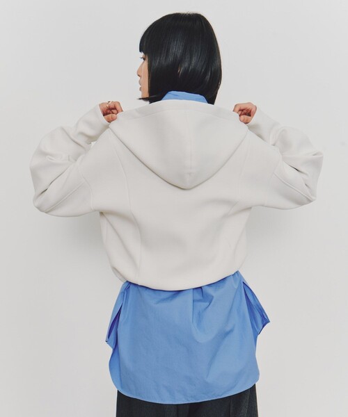 トレーナー スウェット ボンディングZIPフーディー｜春服 レディース UNITED TOKYO トレーナー スウェット ボンディングZIPフーディー