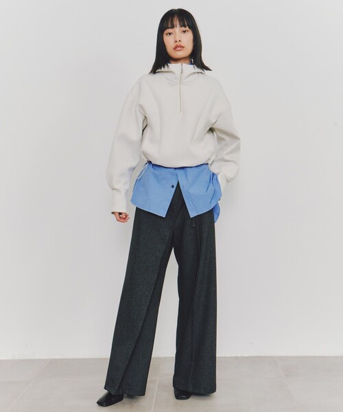 トレーナー スウェット ボンディングZIPフーディー｜春服 レディース UNITED TOKYO トレーナー スウェット ボンディングZIPフーディー