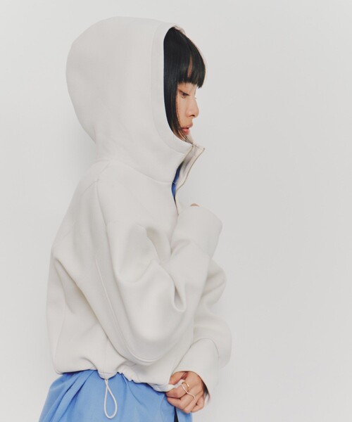 トレーナー スウェット ボンディングZIPフーディー｜春服 レディース UNITED TOKYO トレーナー スウェット ボンディングZIPフーディー
