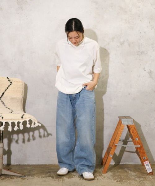 GUNG HO（ガンホー） ワイドパンツ ジーンズ DENIM BAGGY PANTS バギー 