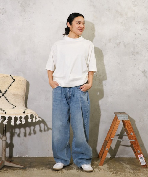 希少❤️ 80s USA製 バギーデニム　フェード　グランジ　モード　ケミカル GUNG HO（ファッション） ジーンズ HO / ガンホー DENIM BAGGY