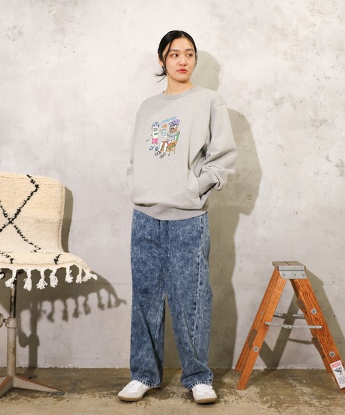 GUNG HO（ガンホー） ワイドパンツ ジーンズ DENIM BAGGY PANTS バギー