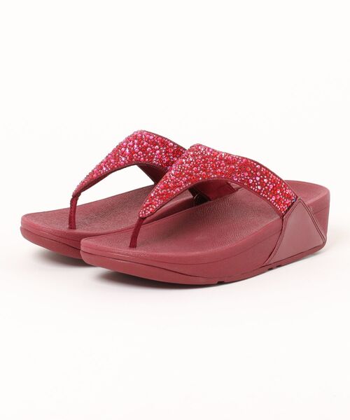 FitFlop Lulu クリスタルミックス ウーマン Toe Post サンダル LULU CRYSTAL-MIX TOE-POST SANDALS｜fitflop(フィットフロップ)公式