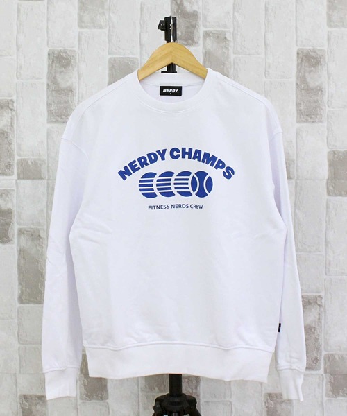 韓国ブランド NERDY トレーナー NERDY トレーナー スウェット チャンプスウェットシャツ CHAMPS