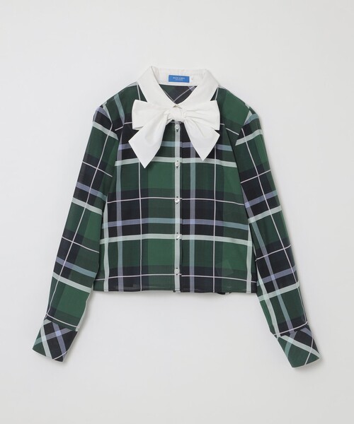 ブラウス シャツ クレストブリッジチェックシャドードビーブラウス レディース BLUE LABEL / BLACK LABEL CRESTBRIDGE｜クレストブリッジ