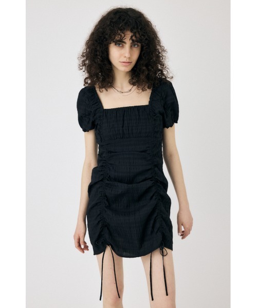 moussy GATHER RIBBON MINI ドレス MOUSSY ワンピース GATHER RIBBON MINI ドレス : ZOZOTOWN Yahoo