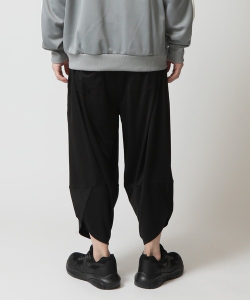 TopIsm（トップイズム） パンツ 無地総柄 接触冷感サルエルパンツ