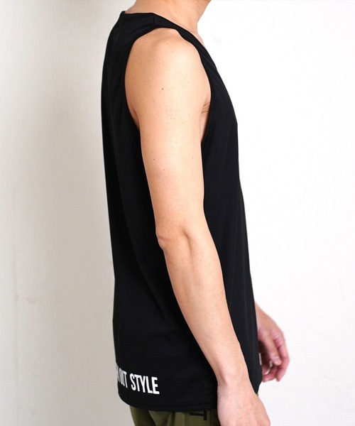 メッシュコンビネーションタンクトップ 3way mesh/cotton combination layered tank top(2枚セット) / 3ウェイ