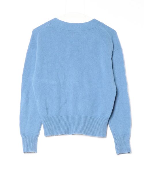 「The Virgnia」 Vネックニット FREE ブルー レディース_画像2