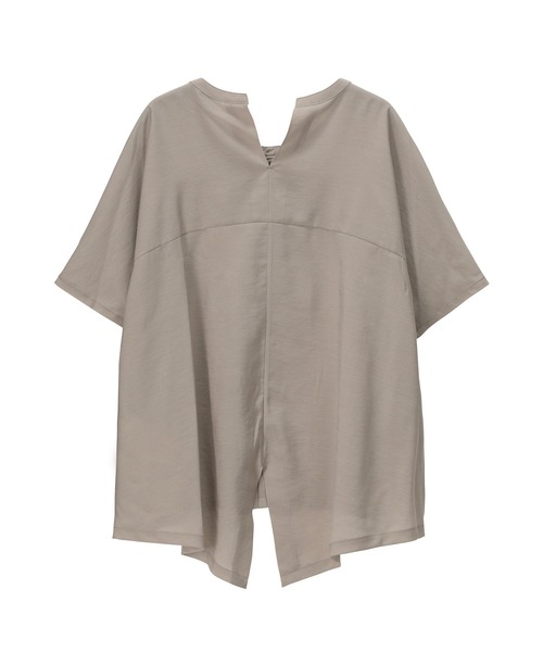 「ZUCCa」 半袖ブラウス M size ブラウン レディース