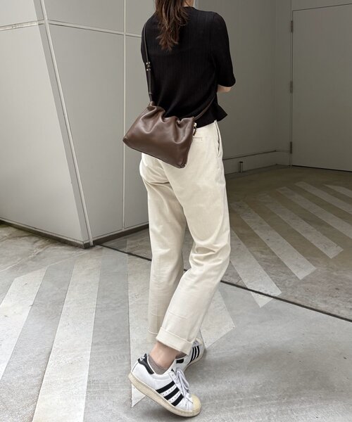 【日本未入荷】レザーハンドル ミディアム ポリーバッグ LOWARD -ONLINE SHOP-